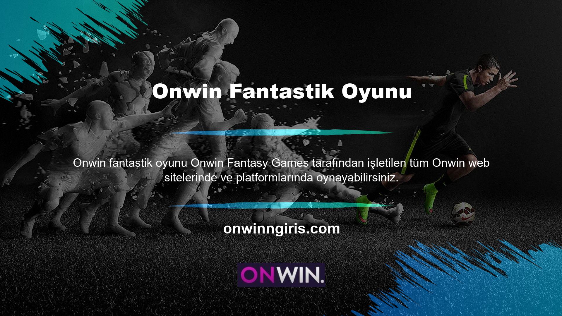 Bu platform aracılığıyla Onwin fantastik oyunları gibi çalışan yüzlerce Onwin web sitesi bulunmaktadır